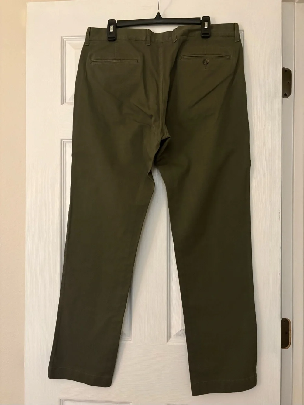 J. Crew Olive Men's Chinos - Flex Straight Fit